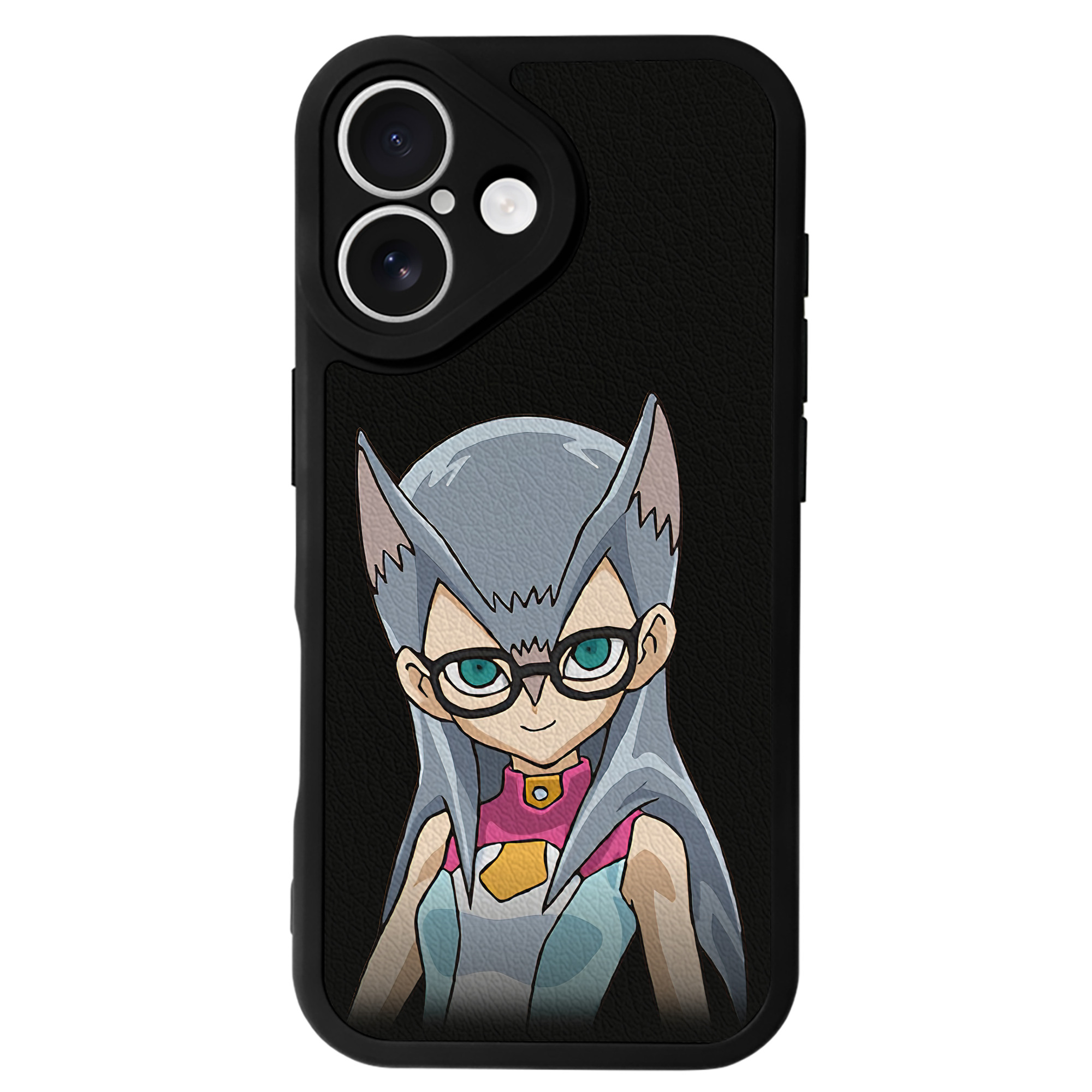 （画像用） 遊☆戯☆王 Yu-Gi-Oh! 【iPhone 16シリーズ対応】シリコンスマホケース（レザー調） 材質：シリコン